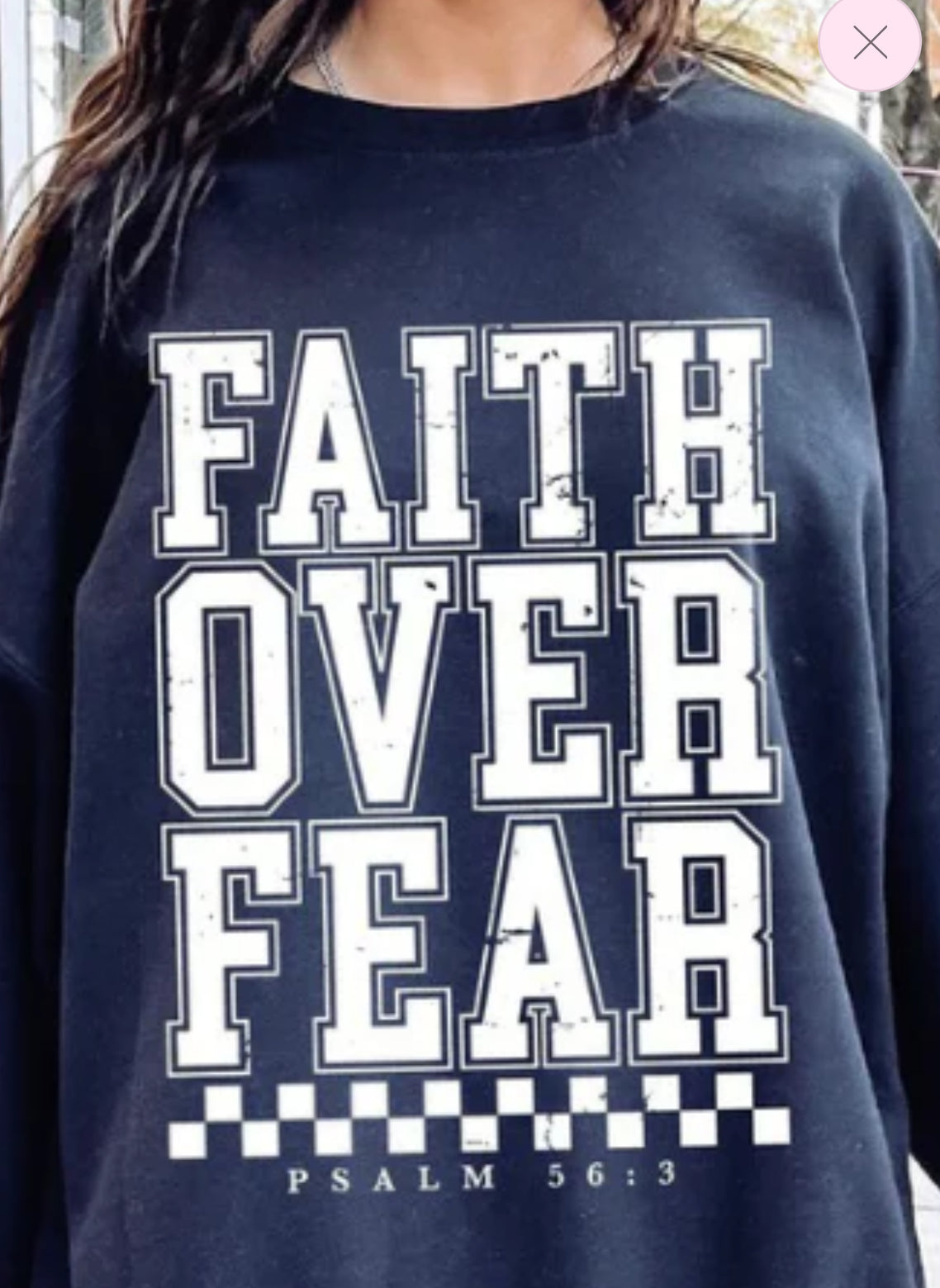 Faith Over Fear Screen Print Transfer