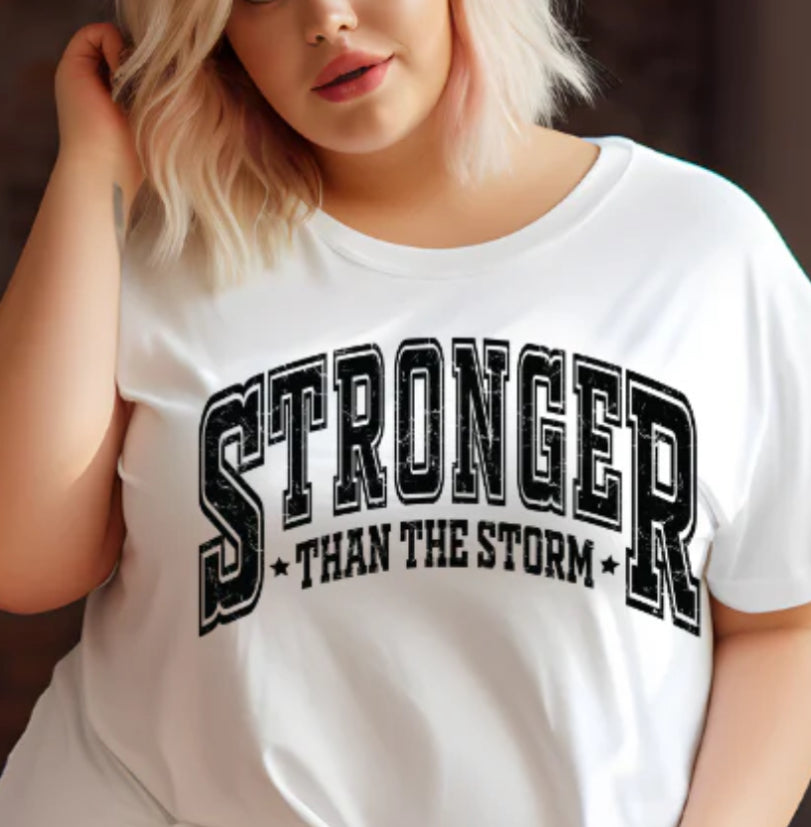 Stronger Than The Storm Screen Print Transfer