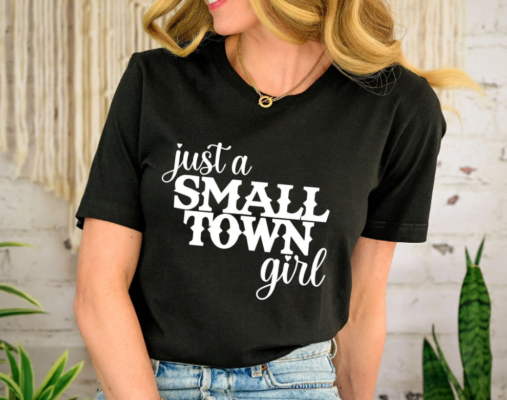 Small Town Girl Screen Print Transfer